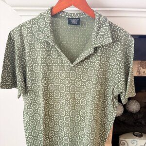 Vintage Polo Jeans Co. Ralph Lauren Green Polo Shirt - Size M